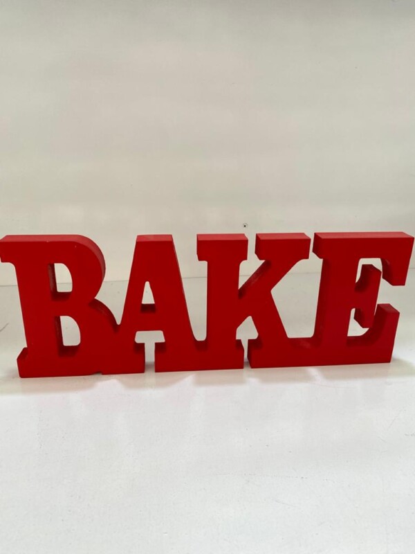 Red Bake Signage