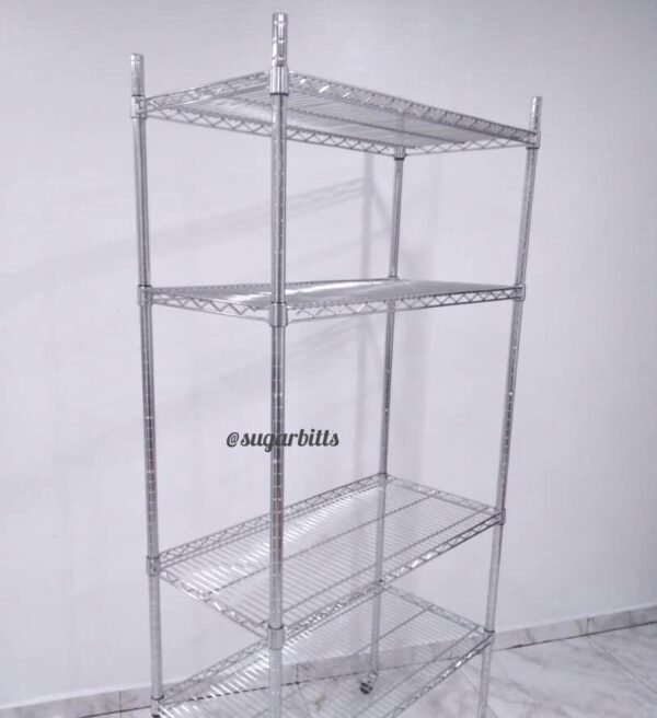 3ft Chrome Display Rack