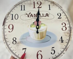 Vanilla Wall clock design