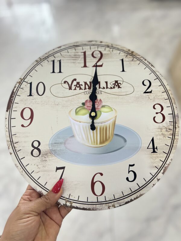 Vanilla Wall clock design