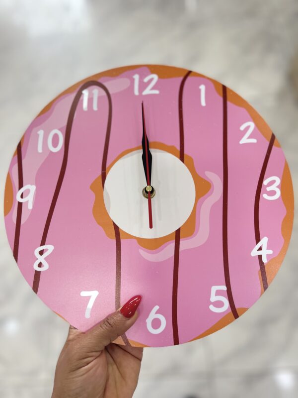 3D macaron Wall clock